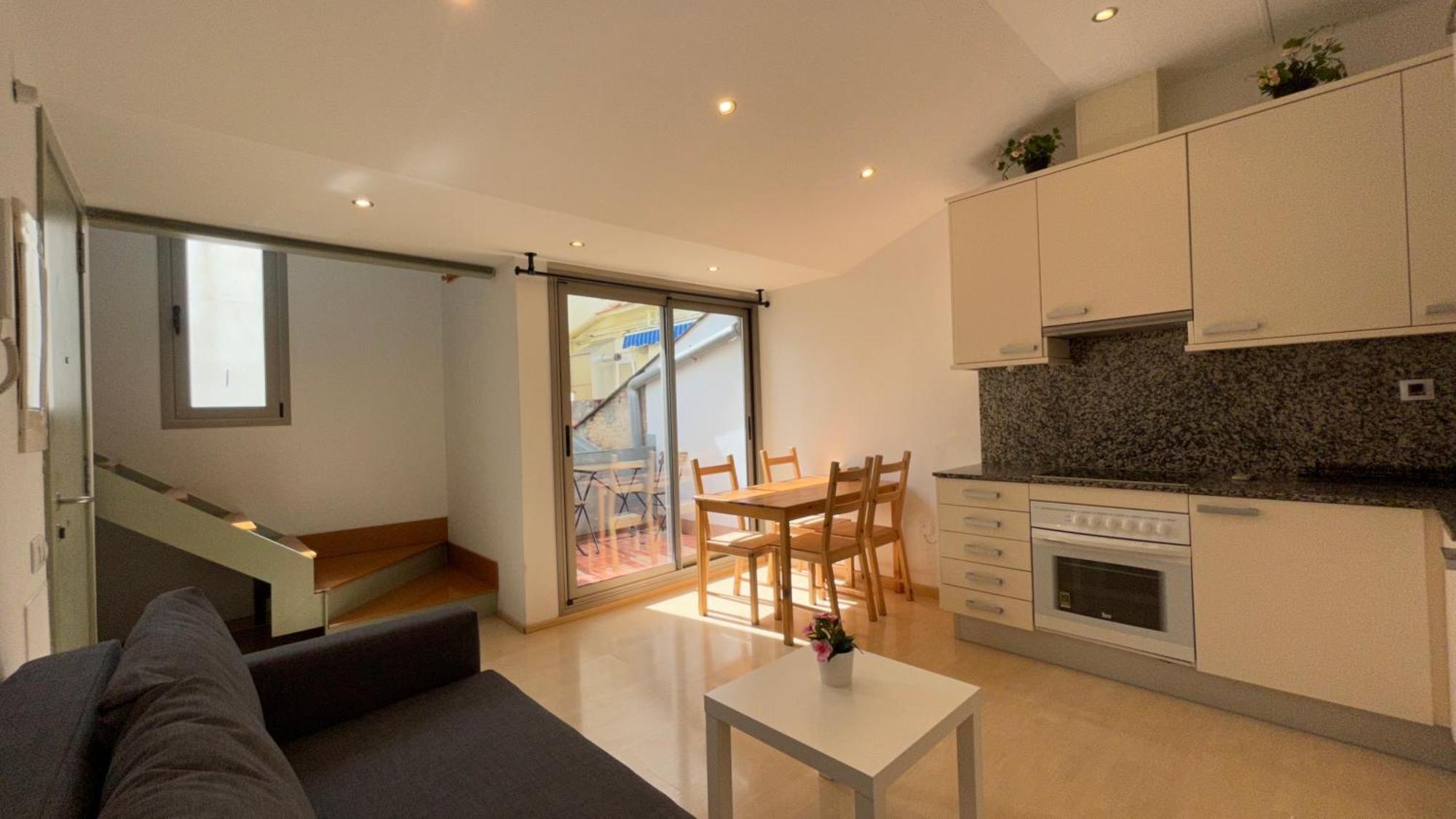 Apartament Se Centrico Con Terraza Terrassa Zewnętrze zdjęcie