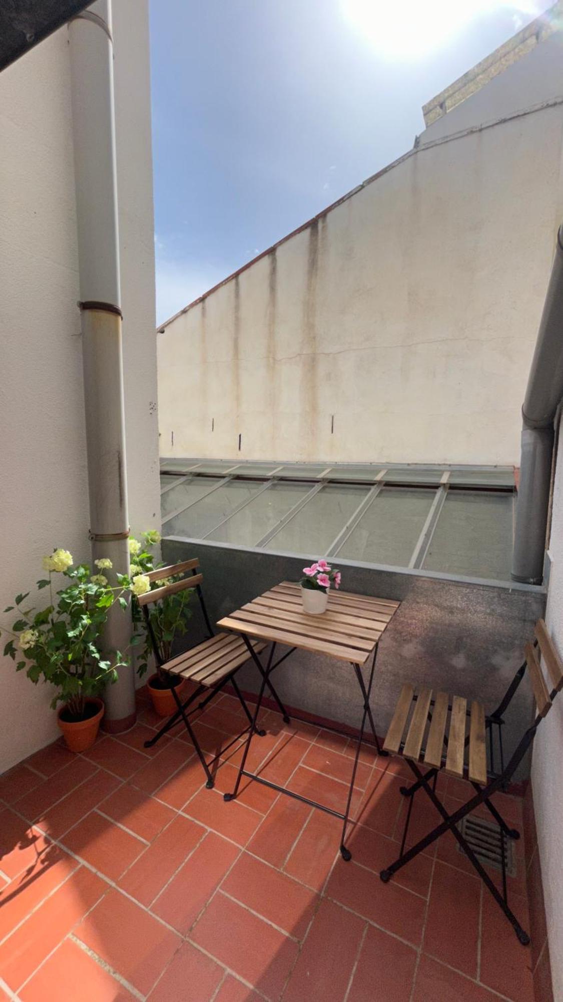 Apartament Se Centrico Con Terraza Terrassa Zewnętrze zdjęcie